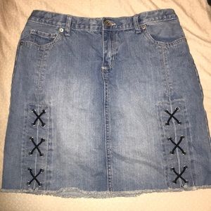 NWOT Jean Skirt